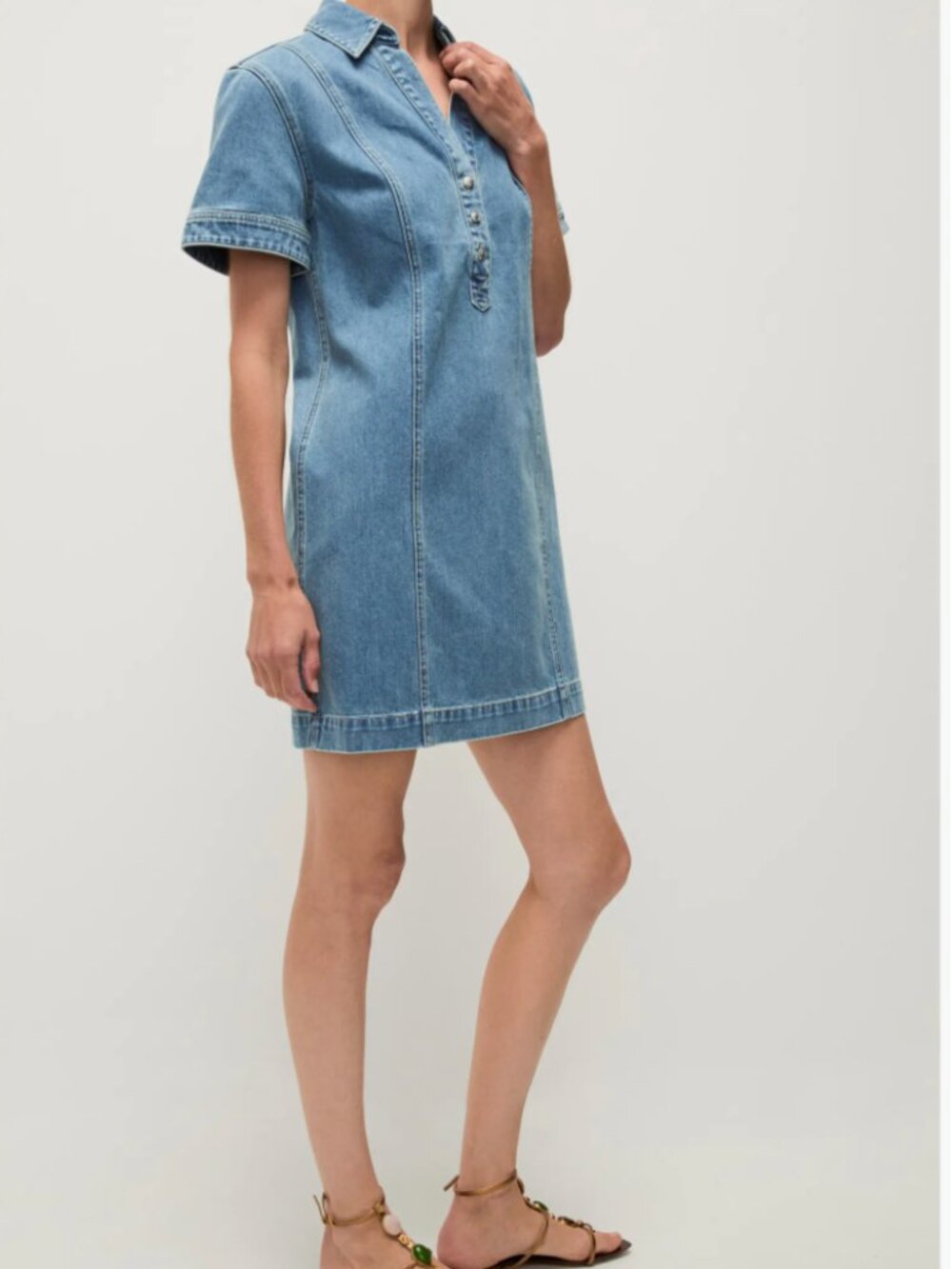 NEW Veronica Beard Otto Denim Minidress
